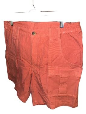 Hook & Tackle Mens 100% Cotton Beer Can Cargo Shorts